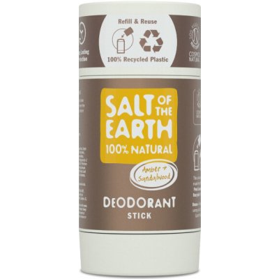 Salt Of The Earth deostick Ambra & santalové dřevo 84 g