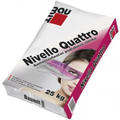 Stěrka samonivelační Baumit Nivello Quattro – 25 kg – Hledejceny.cz