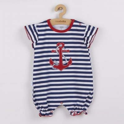 New Baby Holčičí body s krátkým rukávem Marine