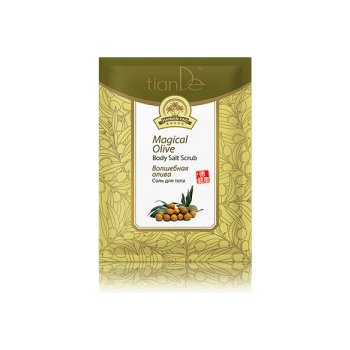 tianDe tělový solný peeling Magická oliva 60 g