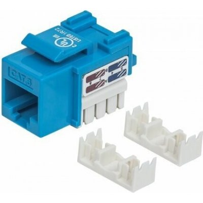 Intellinet Cat6 Keystone Jack, UTP, Blue, Punch-down – Zboží Živě