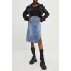 Dámská sukně Answear Lab džínová sukně mini áčková RD8297.FWK modrá