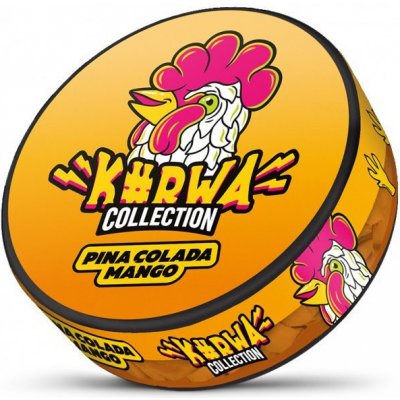 Kurwa Collection nikotinové sáčky pinacolada mango hard 25mg/g 18 sáčků