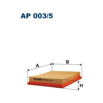 Vzduchový filtr FILTRON AP 003/5 – Hledejceny.cz