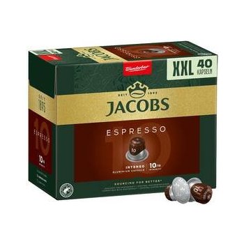 Jacobs Espresso Intenso inenzita 10 kapsle pro Nespresso 40 ks