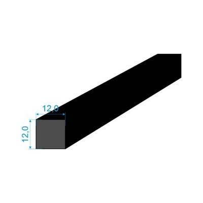 0595120 Pryžový profil 12x12mm EPDM 70°Sh čtvercový – Zboží Dáma
