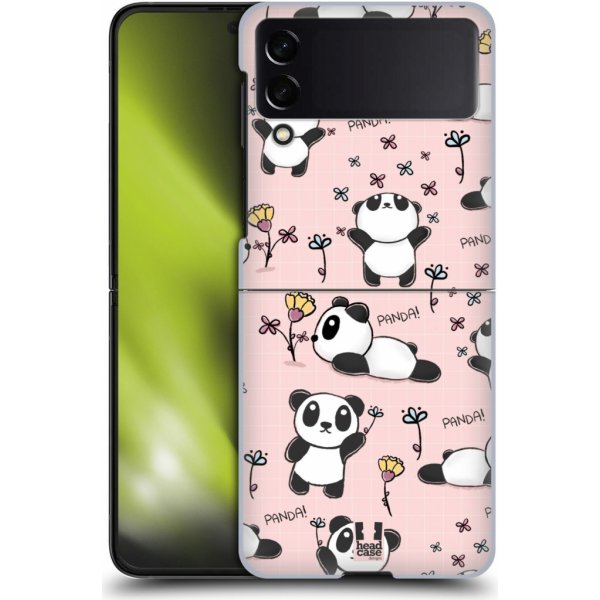 Pouzdro HEAD CASE Samsung Galaxy Z Flip 3 5G Roztomilá panda v růžové od  319 Kč - Heureka.cz