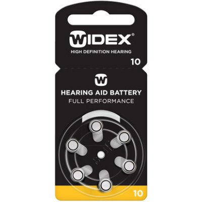 WIDEX 10/PR70 baterie do naslouchadel blistr 6ks – Sleviste.cz