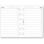 Filofax Nezapomeň, bílé náplň kapesních diářů formát A7 20 listů – Zboží Dáma