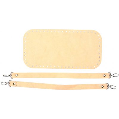 Pro Háčkování Sada na kabelku - dno 15x30 cm, ucha 37 cm, meruňková – Zboží Dáma Pro Háčkování Sada na kabelku - dno 15x30 cm, ucha 37 cm, meruňková – Zboží Dáma