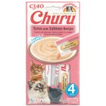 Churu Cat Purée Tuna with Salmon 4 x 14 g – Zboží Mobilmania