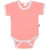 Kojenecké body NEW BABY Kojenecké bavlněné body s krátkým rukávem New Baby Summertime holka