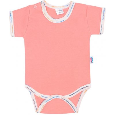 NEW BABY Kojenecké bavlněné body s krátkým rukávem New Baby Summertime holka – Zboží Mobilmania