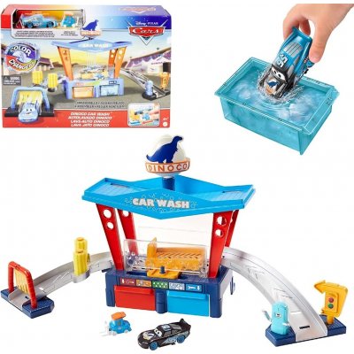 Mattel Cars Myčka na autíčka měnící barvu – Zboží Mobilmania