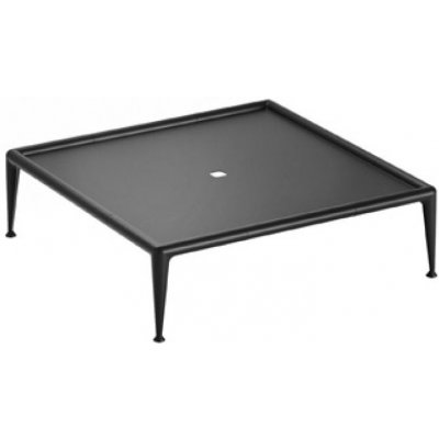 Fast Hliníkový nízký stolek/podnožka New Joint, čtvercový 79x79x30 cm, lakovaný hliník, bez sedáku