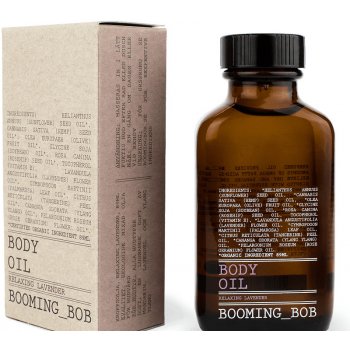 Booming Bob tělový olej uvolňující levandule 89 ml