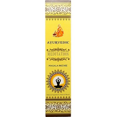 Ajurvéda vonné tyčinky Meditation meditace 10 g – Hledejceny.cz
