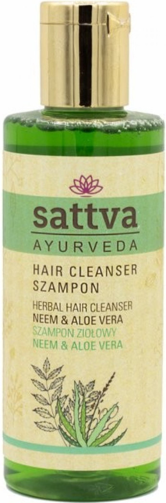 Sattva bylinný vlasový šampon Neem a Aloe Vera 210 ml