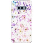 Pouzdro iSaprio Fialové Kvítky Samsung Galaxy S10e – Zbozi.Blesk.cz