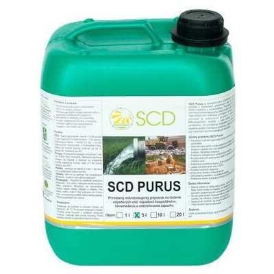 SCD Purus živé bakterie do septiku a ČOV - 20L kanystr – Sleviste.cz