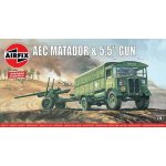 Airfix AEC Matador & 5.5 Gun A01314V 1:76 – Hledejceny.cz