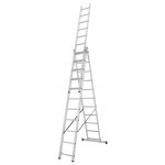 Proteco Žebřík trojdílný 3x11 310/475/645 cm 10.66-3-11-KR – Zboží Mobilmania