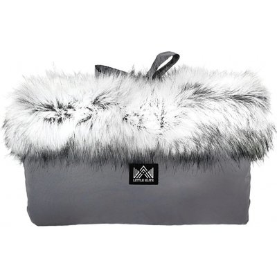 Little Elite Rukávník GRAFIT šedý kožíšek – Zboží Dáma