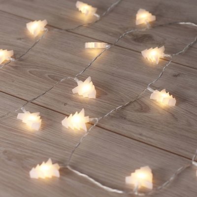 DecoKing Vánoční světelný řetěz Stromečky teplá bílá 20 LED – Zbozi.Blesk.cz