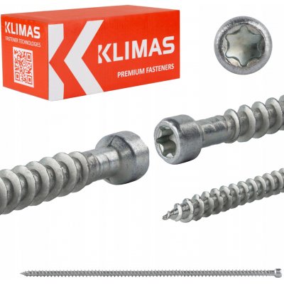 Vruty do dřeva Klimas Wkręt-Met 8 x 280 mm 50 ks – Hledejceny.cz