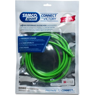 Samco Sport silikonová podtlaková hadička s vnitřním průměrem 4 mm, délka 3 m světle zelená – Zboží Mobilmania