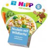 HiPP Bio dětský talíř Těstoviny s divokým lososem v bylinkové krémové omáčce 250g