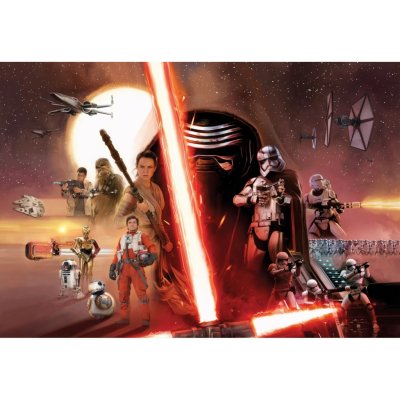 Komar Papírová fototapeta Star Wars EP7 Collage rozměry 368 x 254 cm – Zboží Mobilmania