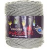 Šňůra a provázek Maccaroni Hangers Rope 10 mm světle šedá 101_01S