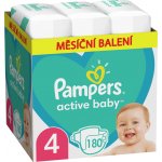 Pampers Active Baby 4 180 ks – Sleviste.cz