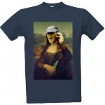 Tričko s potiskem Mona Kára pánské denim – Zboží Dáma