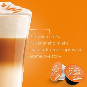 Nescafé Dolce Gusto Latte Macchiato Caramel kávové kapsle 16 ks