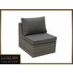DEOKORK Ratanový středový díl BORNEO LUXURY šedá – Hledejceny.cz