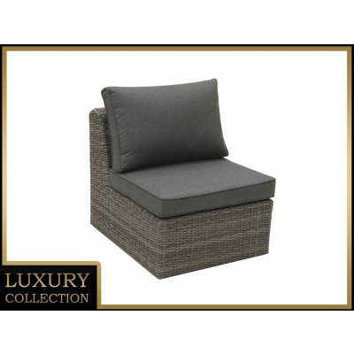 DEOKORK Ratanový středový díl BORNEO LUXURY šedá – Hledejceny.cz