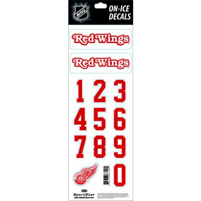 Sportstape ALL IN ONE HELMET DECALS - DETROIT RED WINGS – Zbozi.Blesk.cz