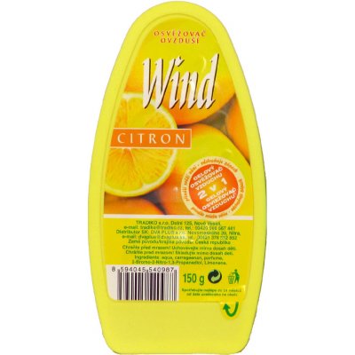 Wind gel osvěžovače vzduchu vanička Citron 150 g – Zbozi.Blesk.cz