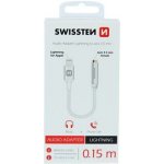 SWISSTEN Audio adaptér Lightning/Jack (samice) 0.15m – Sleviste.cz