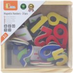 Viga Dřevěné magnetky čísla – Sleviste.cz