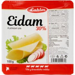 Laktos Eidam plátky 30% 100g