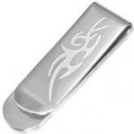 Spona na peníze zdobená abstraktním motivem – Zboží Dáma