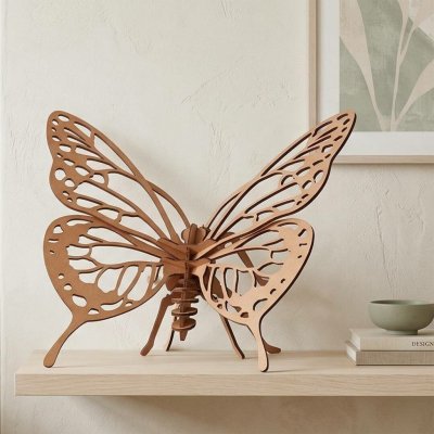 Graine Creative 3D dřevěný model Motýl 22 ks – Sleviste.cz