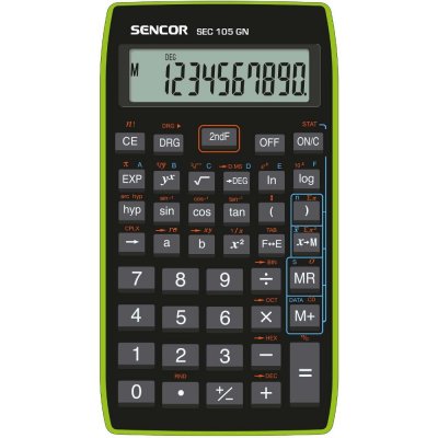 Sencor 105 GN vědecká displej 10 míst – Zbozi.Blesk.cz