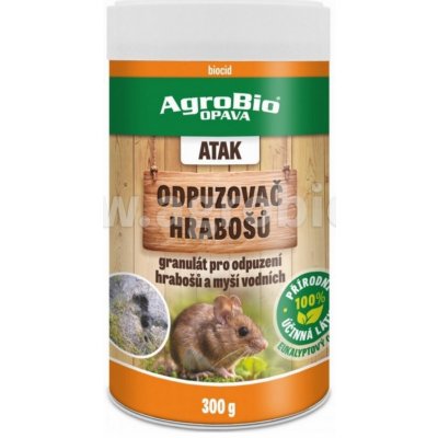AgroBio ATAK Odpuzovač hrabošů 300 g – Zboží Mobilmania