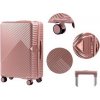 Cestovní kufr Wings W01 růžovo zlatá 88 l