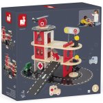 Janod Dřevěná požární stanice Bolid – Zboží Mobilmania