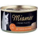 Miamor Cat Filet tuňák & křepel. vejce želé100 g – Hledejceny.cz